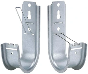 100 Pack 2-Inch Galvanized Steel Cable Support J-Hooks With Retainer Clips, Heavy Duty, Wall Mount Cable Management, For Structured Cabling & Organization 100 Pack 2-Inch Galvanized Steel Cable Support J-Hooks With Retainer Clips, Heavy Duty, Wall Mount Cable Management, For Structured Cabling & Organization