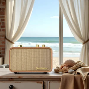 Portable Bluetooth Speaker-AM FM Retro Radio Wireless, Retro Wood Excellent Sound and Reception, Aux/Antenna,Charge-While-Play,10H Playtime, Interchangeable Panel, Vintage Wood Frame Portable Bluetooth Speaker-AM FM Retro Radio Wireless, Retro Wood Excellent Sound and Reception, Aux/Antenna,Charge-While-Play,10H Playtime, Interchangeable Panel, Vintage Wood Frame