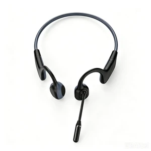 Open-Ear Headphones with Noise-Canceling Mic, Bone Conduction Headphones AI ENC Noise Cancellation, One-Click Mute, Magnetic Charging, Bluetooth 6.0, Dual Device Connection, for Drivers Learners Open-Ear Headphones with Noise-Canceling Mic, Bone Conduction Headphones AI ENC Noise Cancellation, One-Click Mute, Magnetic Charging, Bluetooth 6.0, Dual Device Connection, for Drivers Learners