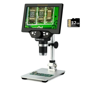 7" LCD Digital Microscope, 1080P USB Camera, 32GB 12MP 1-1200X Magnification,8 Adjustable LED Lights,Rechargeable Battery,Ideal for Coin,PCB,Insect,Rock,and Jewelry Inspection 7" LCD Digital Microscope, 1080P USB Camera, 32GB 12MP 1-1200X Magnification,8 Adjustable LED Lights,Rechargeable Battery,Ideal for Coin,PCB,Insect,Rock,and Jewelry Inspection