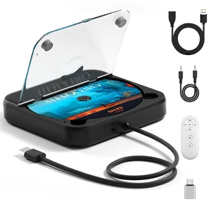 USB CD Player for Car Portable External Car CD Player Support AUX Anti-Skip Car CD Player for Vehicle, AUX Output, Supports CD/CD-R/CD-RW/MP3/WAV, Remote, USB-C Adapter Included USB CD Player for Car Portable External Car CD Player Support AUX Anti-Skip Car CD Player for Vehicle, AUX Output, Supports CD/CD-R/CD-RW/MP3/WAV, Remote, USB-C Adapter Included