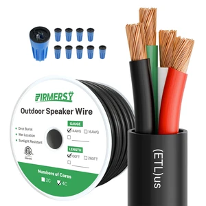 14/4 OFC Outdoor Speaker Wire, Direct Burial, 100 FT 14/4 OFC Outdoor Speaker Wire, Direct Burial, 100 FT