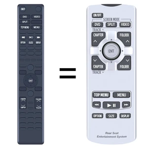 86170-45070 Replacement Remote Control for Toyota Sienna Highlander&Sequoia 2011 2012 2013 Rear DVD Entertainment 8617045070 Remote 86170-45070 Replacement Remote Control for Toyota Sienna Highlander&Sequoia 2011 2012 2013 Rear DVD Entertainment 8617045070 Remote