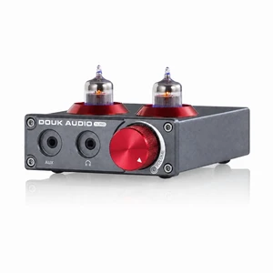 Tube Phono Preamp: 6CS6 Headphone Amp for Turntable (T4 PRO) MM Input & 3.5mm AUX, RIAA EQ, 105dB SNR, NE5532 Output 150mW 32-300, Aluminum Vintage Chassis for Vinyl Player Home Stereo Tube Phono Preamp: 6CS6 Headphone Amp for Turntable (T4 PRO) MM Input & 3.5mm AUX, RIAA EQ, 105dB SNR, NE5532 Output 150mW 32-300, Aluminum Vintage Chassis for Vinyl Player Home Stereo