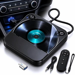 Portable Car CD Player with USB/AUX Port for Car, Truck, Computer External CD Player Compatible with Car and Truck Radio Stereo, Laptop, TV, Computer, Universal for Vehicle with Adapter Portable Car CD Player with USB/AUX Port for Car, Truck, Computer External CD Player Compatible with Car and Truck Radio Stereo, Laptop, TV, Computer, Universal for Vehicle with Adapter