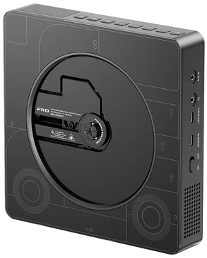 FIIO Beatbox All-in-One CD Player Boombox, HiFi Stereo Bluetooth Speaker with LDAC, USB CD Ripping, FM Radio, AUX Input, Rechargeable Battery & Customizable Magnetic Faceplate Design (Black) FIIO Beatbox All-in-One CD Player Boombox, HiFi Stereo Bluetooth Speaker with LDAC, USB CD Ripping, FM Radio, AUX Input, Rechargeable Battery & Customizable Magnetic Faceplate Design (Black)