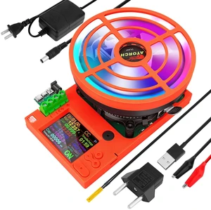 Battery Load Tester with Insulated Protective Shell - 180W 200V 30A USB Load Tester 4-Wire System Adjustable Constant Current Voltage Discharge Lithium Battery Capacity Tester Electronic Load Tester Battery Load Tester with Insulated Protective Shell - 180W 200V 30A USB Load Tester 4-Wire System Adjustable Constant Current Voltage Discharge Lithium Battery Capacity Tester Electronic Load Tester