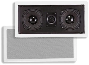 Aramid Fiber In-Wall Center Channel Speaker - Dual 5.25 Inch (Single) With Titanium Tweeters - Caliber Series Aramid Fiber In-Wall Center Channel Speaker - Dual 5.25 Inch (Single) With Titanium Tweeters - Caliber Series