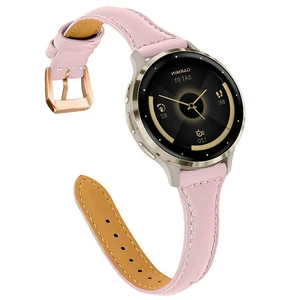 Leather Band For Garmin Venu 3S 41mm/Venu 4 41mm/Venu 2S | 18mm,Slim,Quick Release,/Vivoactive 4S/Vivomove 3S/Forerunner 255S/Forerunner 265S Leather Band For Garmin Venu 3S 41mm/Venu 4 41mm/Venu 2S | 18mm,Slim,Quick Release,/Vivoactive 4S/Vivomove 3S/Forerunner 255S/Forerunner 265S