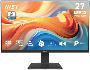 PRO MP273 E14A 27-inch IPS 1920 x 1080 (FHD) Gaming Office Monitor, 144Hz, Free-Sync, HDMI, DisplayPort, VGA Port, VESA Mountable, Tilt, Speaker, 4-Side Slim Bezel 1ms, Black PRO MP273 E14A 27-inch IPS 1920 x 1080 (FHD) Gaming Office Monitor, 144Hz, Free-Sync, HDMI, DisplayPort, VGA Port, VESA Mountable, Tilt, Speaker, 4-Side Slim Bezel 1ms, Black