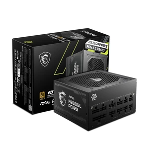 MAG A850GL PCIE5, Fully Modular Compact Gaming 850W Power Supply, 80+ Gold, ATX 3.1 & PCIe 5.1 Ready, Native Dual-Color 12V-2x6 Cable MAG A850GL PCIE5, Fully Modular Compact Gaming 850W Power Supply, 80+ Gold, ATX 3.1 & PCIe 5.1 Ready, Native Dual-Color 12V-2x6 Cable