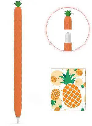Cute Case Sleeve for Apple Pencil Pro & Apple Pencil 2nd Gen | Silicone Soft Protective Cover Fruit Design Compatible with Apple Pencil 2nd Generation and Apple Pencil Pro 2024 (Yellow) Cute Case Sleeve for Apple Pencil Pro & Apple Pencil 2nd Gen | Silicone Soft Protective Cover Fruit Design Compatible with Apple Pencil 2nd Generation and Apple Pencil Pro 2024 (Yellow)