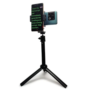 Teleprompter iPhone & Android, Double Phone Holder for Video Recording, Neewer Teleprompter Kit, The Collapsing Design Allows for Easy Storage and Transport 20" Desk Version Strengthened Teleprompter iPhone & Android, Double Phone Holder for Video Recording, Neewer Teleprompter Kit, The Collapsing Design Allows for Easy Storage and Transport 20" Desk Version Strengthened