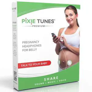 Premium Award-Winning Baby Bump Headphones; #1 Pregnancy Speakers to Play Music, Sound and Talk to Your Baby, White Premium Award-Winning Baby Bump Headphones; #1 Pregnancy Speakers to Play Music, Sound and Talk to Your Baby, White