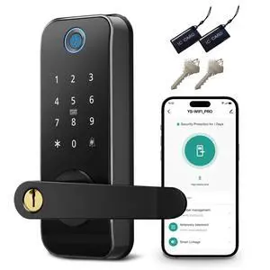 Smart Fingerprint Door Lock with Handle Security Keyless Entry Door Lock Smart Fingerprint Door Lock with Handle Security Keyless Entry Door Lock