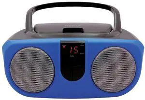 Proscan PRCD243M-BLUE 2.4-Watt-RMS Portable CD Boom Box with AM/FM Radio (Blue) Proscan PRCD243M-BLUE 2.4-Watt-RMS Portable CD Boom Box with AM/FM Radio (Blue)