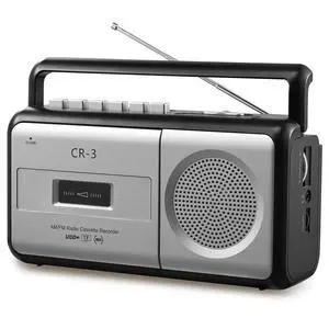 Cassette Player Boombox with AM/FM Radio, Tape Recorder, AC/Battery | Built-in Loud Speaker, 3.5mm Headphone Jack, Vintage Cassette Player, AC or 4 C Battery Powered, for Home & Outdoor Use Cassette Player Boombox with AM/FM Radio, Tape Recorder, AC/Battery | Built-in Loud Speaker, 3.5mm Headphone Jack, Vintage Cassette Player, AC or 4 C Battery Powered, for Home & Outdoor Use