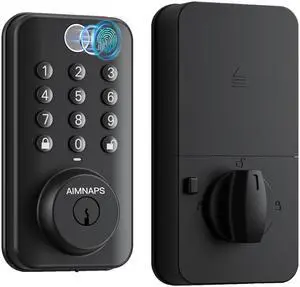 Keyless Entry Door Lock with Keypad Fingerprint Door Knob with Password/Key | Smart Deadbolt Lock for Front Door/Bedroom/Hotel/Apartment/Office-Easy Installation Keyless Entry Door Lock with Keypad Fingerprint Door Knob with Password/Key | Smart Deadbolt Lock for Front Door/Bedroom/Hotel/Apartment/Office-Easy Installation