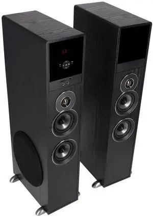 RockvilIe TM80B Bluetooth Home Theater Tower Speaker System+(2) 8" Subwoofers! RockvilIe TM80B Bluetooth Home Theater Tower Speaker System+(2) 8" Subwoofers!