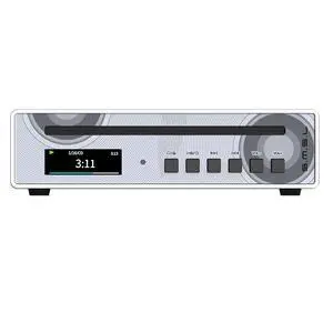 SMSL PL100 PRO Multi-Function CD Player 2X CS43131 High-End DAC Chips Supports Lossless MQA Playback with Remote Control (Silver) SMSL PL100 PRO Multi-Function CD Player 2X CS43131 High-End DAC Chips Supports Lossless MQA Playback with Remote Control (Silver)