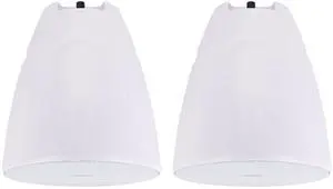 PEN-80T White 8" 70V Hanging Pendant Speaker, 2-Pack | 70V/100V Transformer Taps: 40W, 20W, 10W, 5W or 8 Ohm 60W RMS, Euroblock Terminals, Deep Bass, for Restaurants PEN-80T White 8" 70V Hanging Pendant Speaker, 2-Pack | 70V/100V Transformer Taps: 40W, 20W, 10W, 5W or 8 Ohm 60W RMS, Euroblock Terminals, Deep Bass, for Restaurants
