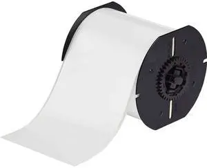 B30C-4000-489 Polyester Continuous Tape, 130' x 4", White B30C-4000-489 Polyester Continuous Tape, 130' x 4", White
