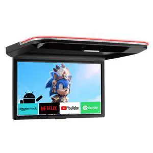 14" Android Car Overhead Monitor, 1366×768 HD Flip-Down Roof Mount Screen with Built-in Speaker, Wi-Fi, Bluetooth, HDMI & USB Input, Screen Mirroring Compatible with Cars & SUVs (2GB+32GB) 14" Android Car Overhead Monitor, 1366×768 HD Flip-Down Roof Mount Screen with Built-in Speaker, Wi-Fi, Bluetooth, HDMI & USB Input, Screen Mirroring Compatible with Cars & SUVs (2GB+32GB)