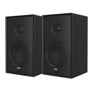 Nero MODQ2 Bookshelf Monitor Speakers 100W, 3 Glass Fiber Mid/Woofer, 1 Silk Dome Tweeter for Home Theaters, Desks, Gaming (Black, Pair) Nero MODQ2 Bookshelf Monitor Speakers 100W, 3 Glass Fiber Mid/Woofer, 1 Silk Dome Tweeter for Home Theaters, Desks, Gaming (Black, Pair)