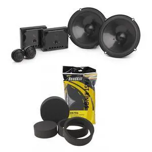 REF607CF 6.5 in Component Pair with RKFR6 Fast Rings Bundle | Pair of REF607CF 6.5 in 2-way component speakers with RKFR6 Roadkill Fast Rings for 6 in and 6.5 in speakers REF607CF 6.5 in Component Pair with RKFR6 Fast Rings Bundle | Pair of REF607CF 6.5 in 2-way component speakers with RKFR6 Roadkill Fast Rings for 6 in and 6.5 in speakers