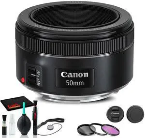 RF 50mm f/1.8 STM Lens for Lightweight Everyday Photography Bundle | For Lightweight Everyday Photography + Cleaning Kit + Filter Kit + Cap Keeper (4515C002) + More RF 50mm f/1.8 STM Lens for Lightweight Everyday Photography Bundle | For Lightweight Everyday Photography + Cleaning Kit + Filter Kit + Cap Keeper (4515C002) + More