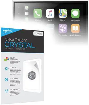 Screen Protector Compatible with Pioneer DMH-2660NEX - ClearTouch Crystal (2-Pack), HD Film Skin - Shields from Scratches Screen Protector Compatible with Pioneer DMH-2660NEX - ClearTouch Crystal (2-Pack), HD Film Skin - Shields from Scratches