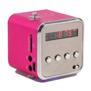 TD-V26 Portable Mini Speaker Music Player FM Radio Battery Powered Mini Digital Display Screen Speaker Music Player for Computer&Cell Phone Support TF Card and U Disk () TD-V26 Portable Mini Speaker Music Player FM Radio Battery Powered Mini Digital Display Screen Speaker Music Player for Computer&Cell Phone Support TF Card and U Disk ()