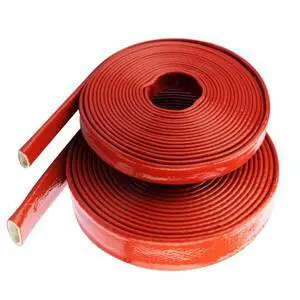 Heat Sleeve Insulation Heat Shielded Fire Thermo Armor Fire Sleeve Silicone Coated Fiberglass Heat Protection for Automotive Hose Lines & Electrical Wiring(Red 1/2" ID x5FT) Heat Sleeve Insulation Heat Shielded Fire Thermo Armor Fire Sleeve Silicone Coated Fiberglass Heat Protection for Automotive Hose Lines & Electrical Wiring(Red 1/2" ID x5FT)