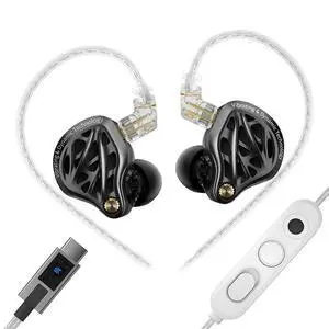 KZ Vibe X 10mm Dynamic & 13mm Vibration Drivers IEM HiFi Wired Earbuds | 3D Tactile Bass, 180° Wide Soundstage, Silver-Plated Cable, Earphones for Gaming Music Audiophiles (Type C with Mic) KZ Vibe X 10mm Dynamic & 13mm Vibration Drivers IEM HiFi Wired Earbuds | 3D Tactile Bass, 180° Wide Soundstage, Silver-Plated Cable, Earphones for Gaming Music Audiophiles (Type C with Mic)