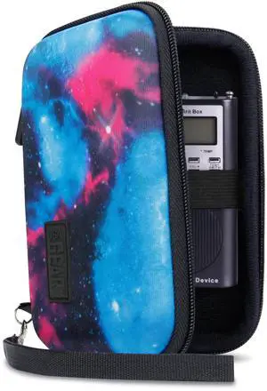 Ghost Hunting Equipment Case Fits Spiritbox EMF Meter, Sam and Colby XPLR Spirit Box, & More - Paranormal Equipment Case with Elastic Strap, Scratch Resistant Interior, Case Only (Galaxy) Ghost Hunting Equipment Case Fits Spiritbox EMF Meter, Sam and Colby XPLR Spirit Box, & More - Paranormal Equipment Case with Elastic Strap, Scratch Resistant Interior, Case Only (Galaxy)