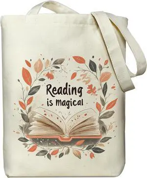 itgowisa Canvas Tote Bag with Zipper Pocket, Travel Shopping Book Bag for Women, Gifts for Teachers, Nurses, Plant Lovers itgowisa Canvas Tote Bag with Zipper Pocket, Travel Shopping Book Bag for Women, Gifts for Teachers, Nurses, Plant Lovers