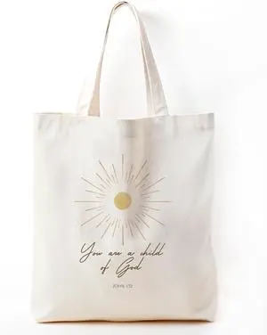 Inspirational Christian Bible Verse Foral Tote Bag for Women Inspirational Christian Bible Verse Foral Tote Bag for Women