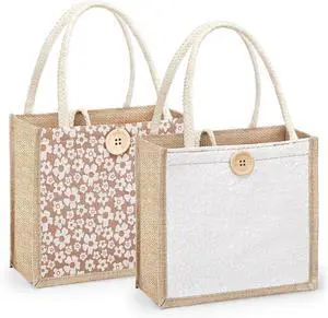 Women Tote Bag,2Pcs Jute Casual Tote's Handbag Embroidered Personalized Bento Bag,Reusable Grocery Bags Shopping Bags Women Tote Bag,2Pcs Jute Casual Tote's Handbag Embroidered Personalized Bento Bag,Reusable Grocery Bags Shopping Bags