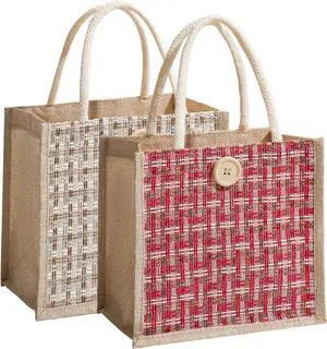 Women Tote Bag,2Pcs Jute Casual Tote's Handbag Embroidered Personalized Bento Bag,Reusable Grocery Bags Shopping Bags Women Tote Bag,2Pcs Jute Casual Tote's Handbag Embroidered Personalized Bento Bag,Reusable Grocery Bags Shopping Bags
