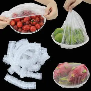 Nanaborn Fresh Keeping Bags 200pcs with Elastic Disposable Shrinkable Food Storage Covers for Kitchen Bowl/Plates Nanaborn Fresh Keeping Bags 200pcs with Elastic Disposable Shrinkable Food Storage Covers for Kitchen Bowl/Plates