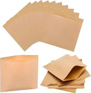 Wax Paper Sandwich Bags, Grease Proof, 100 Pack, 6.3"x5.9" Wax Paper Sandwich Bags, Grease Proof, 100 Pack, 6.3"x5.9"