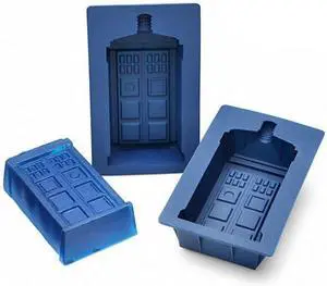 2Pcs Tardis Ice Cube Trays Dr. Who Silicone Ice Mold, Cake Muffin Baking Pan, Jello Chocolate Gelatin Mold Soap Mould 2Pcs Tardis Ice Cube Trays Dr. Who Silicone Ice Mold, Cake Muffin Baking Pan, Jello Chocolate Gelatin Mold Soap Mould