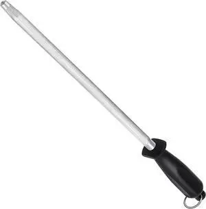 12 in. Kitchen Knife Sharpener Rod, Fine Steel Honing Rod for Sharpening 12 in. Kitchen Knife Sharpener Rod, Fine Steel Honing Rod for Sharpening