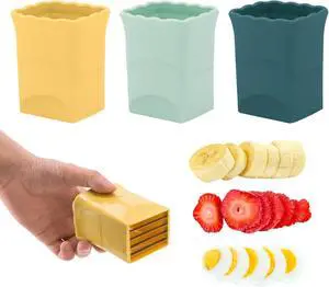3PCS Fruit Slicer Cup Strawberry Slicer, Strawberries Cutter Cup, Speed Cutter for Banana Grape Egg Kitchen Portable Slicing Tool 3PCS Fruit Slicer Cup Strawberry Slicer, Strawberries Cutter Cup, Speed Cutter for Banana Grape Egg Kitchen Portable Slicing Tool