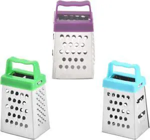 3Pcs Mini Box Grater Set - Stainless Steel Cheese Graters for Kitchen Slicing Cheese, Ginger, and Vegetables - Small Size, Multipurpose Graters with 4 Sides - Ideal for Home Cooking 3Pcs Mini Box Grater Set - Stainless Steel Cheese Graters for Kitchen Slicing Cheese, Ginger, and Vegetables - Small Size, Multipurpose Graters with 4 Sides - Ideal for Home Cooking