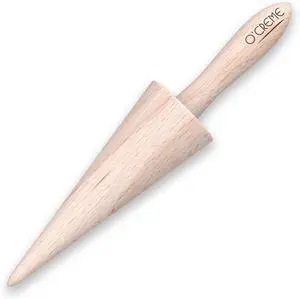 O'Creme Pizzelle Krumkake Cone Mold Roller Beechwood 9.25 Inch O'Creme Pizzelle Krumkake Cone Mold Roller Beechwood 9.25 Inch