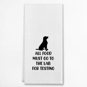 EIONEY All Food Must Go to The Lab for Testing Kitchen Towels,Dish Cloth Flour Sack Hand Towel for Farmhouse Kitchen Decor,24 X 16 Inches Cotton Dish Towels Dishcloths,Labrador Lovers Gifts EIONEY All Food Must Go to The Lab for Testing Kitchen Towels,Dish Cloth Flour Sack Hand Towel for Farmhouse Kitchen Decor,24 X 16 Inches Cotton Dish Towels Dishcloths,Labrador Lovers Gifts