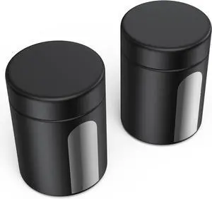 Urekt Glass Storage Jar (4 oz), 2 Pack Premium Food Grade Visual Container with Child Resistant Cap, Small Waterproof Bottle Multipurpose Container for Coffee Beans Nuts Teas Spices(120ml) Urekt Glass Storage Jar (4 oz), 2 Pack Premium Food Grade Visual Container with Child Resistant Cap, Small Waterproof Bottle Multipurpose Container for Coffee Beans Nuts Teas Spices(120ml)