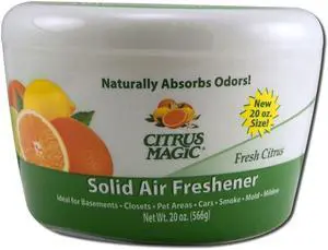 Citrus Magic Solid Air Fresheners, Fresh Citrus, 20 Ounce Citrus Magic Solid Air Fresheners, Fresh Citrus, 20 Ounce