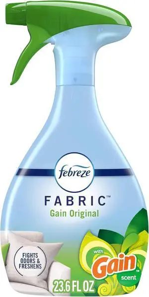 Febreze Fabric Spray Air Freshener, Odor-Fighting Fabric Refresher, Sneaker Balls Alternative, Couch Cleaner, Linen Spray, Multi-Use, Gain Original Scent, 23.6 fl oz Febreze Fabric Spray Air Freshener, Odor-Fighting Fabric Refresher, Sneaker Balls Alternative, Couch Cleaner, Linen Spray, Multi-Use, Gain Original Scent, 23.6 fl oz